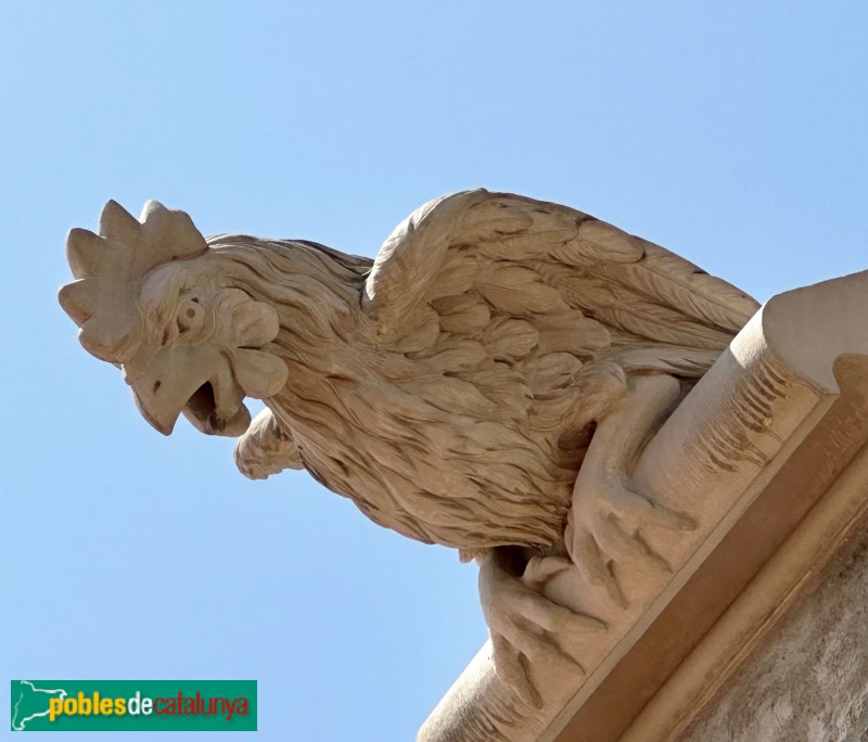 Argentona - Església de Sant Julià. Capella del Sagrament. Gàrgola