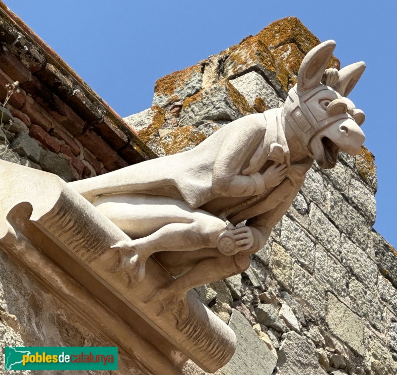 Argentona - Església de Sant Julià. Capella del Sagrament. Gàrgola