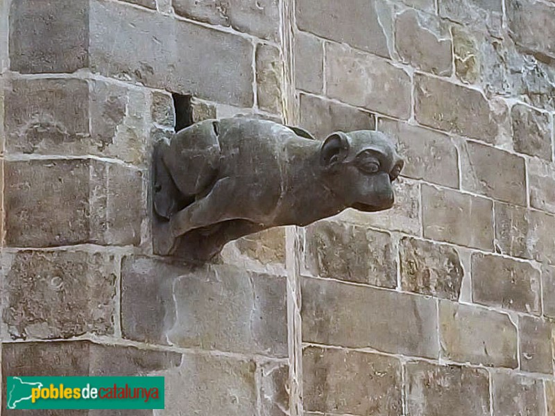 Barcelona - Catedral. Gàrgola exterior