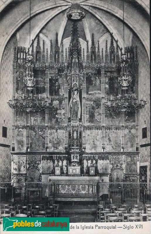 Argentona - Retaule de Sant Julià (desaparegut)