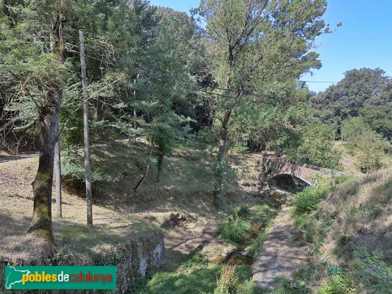 Girona - Font d'en Pericot. Pont que hi dona accés