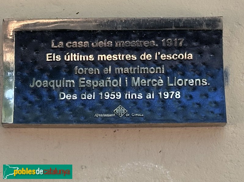 Girona - Escola de Sant Daniel. Casa dels mestres