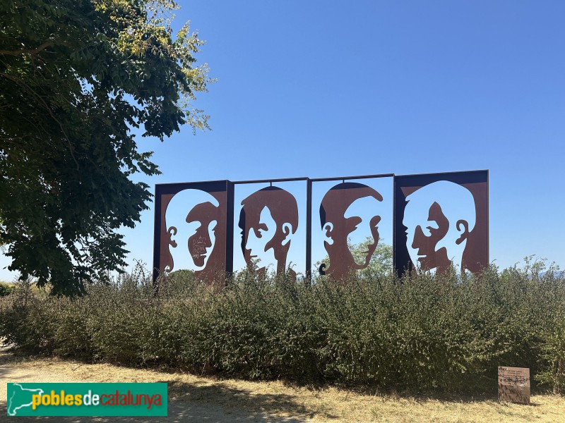 Girona - Escultura Rostres