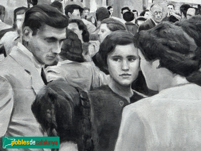 Argentona - Mural <i>Sardanes</i>