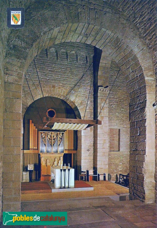 Girona - Monestir de Sant Daniel. Postal antiga