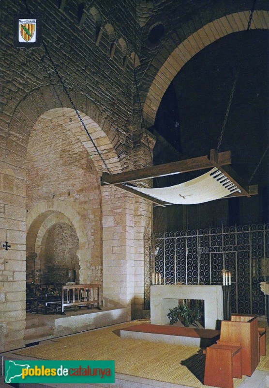 Girona - Monestir de Sant Daniel. Postal antiga