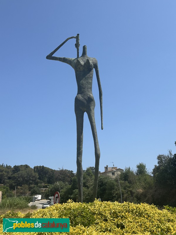 Argentona - Escultura <i>Dona vegetal</i>