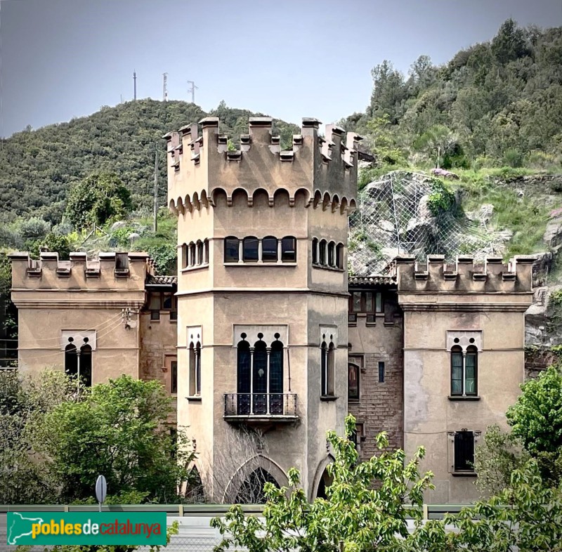 Figaró-Montmany - Castell de Rubinat. Postal antiga