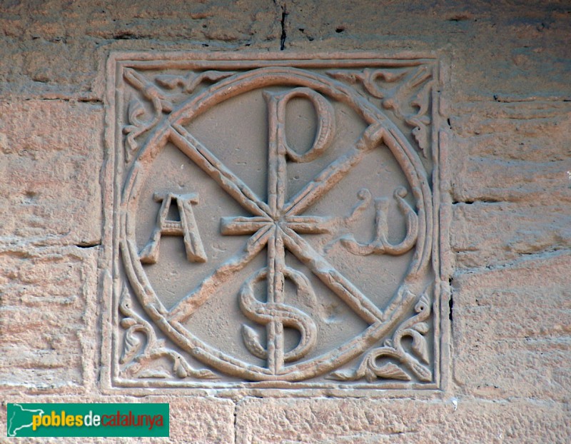 Lleida - Seu Vella. Porta de Sant Berenguer. Crismó