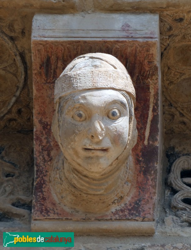 Lleida - Seu Vella. Porta de l'Anunciació. Mènsula