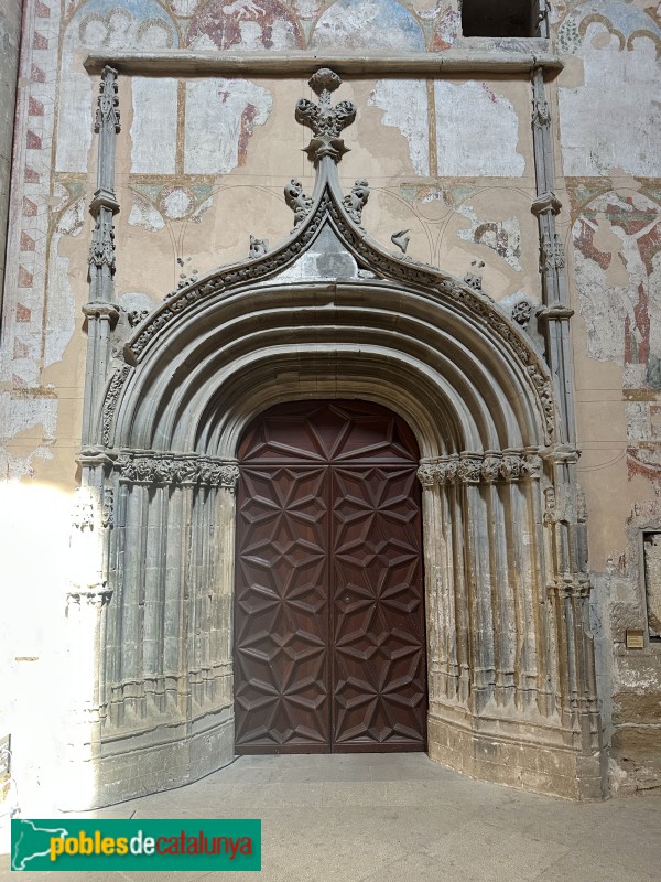 Lleida - Seu Vella. Porta de la sagristia