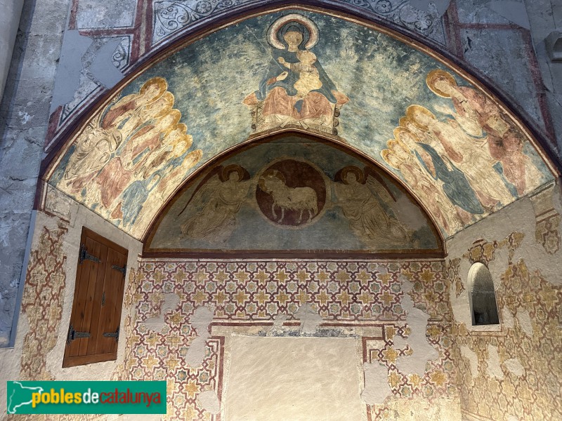 Lleida - Seu Vella. Pintures a la Capella de Sant Tomàs Apòstol (1275)