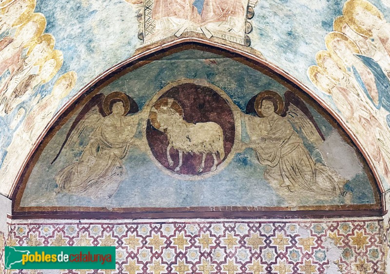 Lleida - Seu Vella. Pintures a la Capella de Sant Tomàs Apòstol (1275)