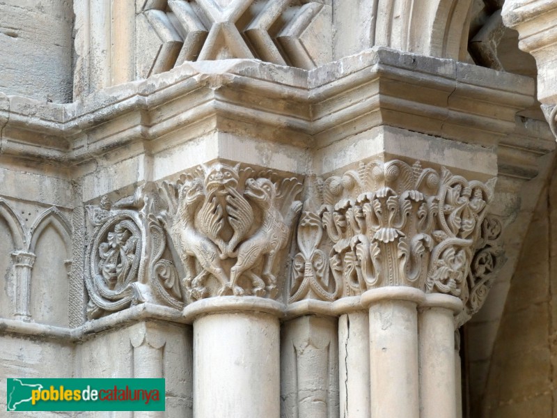 Lleida - Seu Vella. Capitells del claustre (Foto: Albert Esteves, 2025) Lleida - Seu Vella. Capitells del claustre