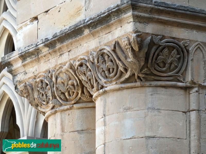 Lleida - Seu Vella. Capitells del claustre (Foto: Albert Esteves, 2025) Lleida - Seu Vella. Capitells del claustre