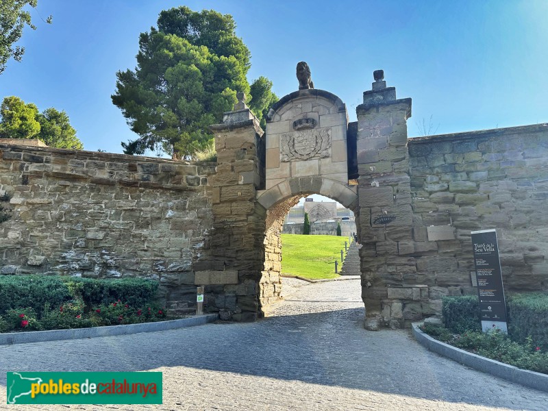 Lleida - La Suda. Porta del Lleó