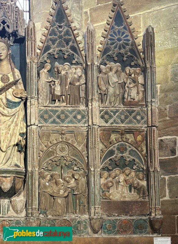 Lleida - Església de Sant Llorenç. Retaule de Santa Llúcia (Foto: Albert Esteves, 2025) Lleida - Església de Sant Llorenç. Retaule de Santa Llúcia