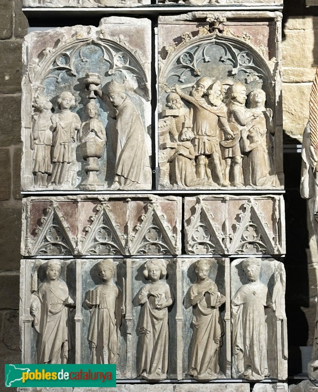 Lleida - Església de Sant Llorenç. Retaule de Santa Úrsula (Foto: Albert Esteves, 2025) Lleida - Església de Sant Llorenç. Retaule de Santa Úrsula