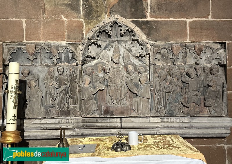 Lleida - Església de Sant Llorenç. Retaule de Sant Pere