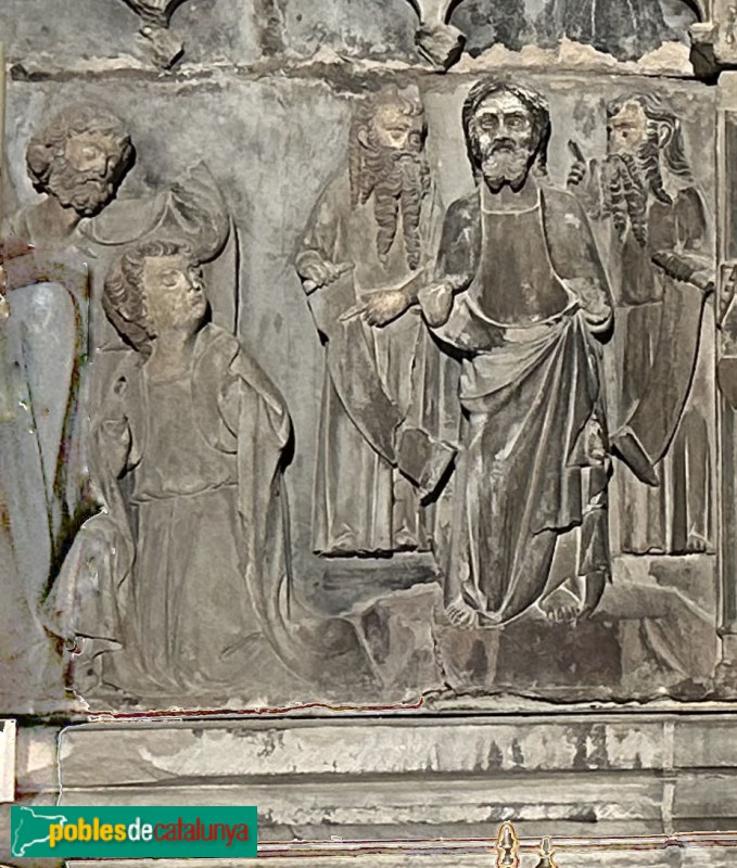 Lleida - Església de Sant Llorenç. Retaule de Sant Pere