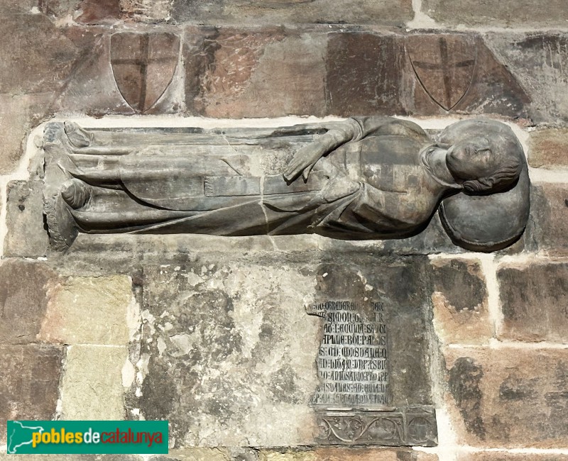 Lleida - Església de Sant Llorenç. Sepulcre de Simó Grassa