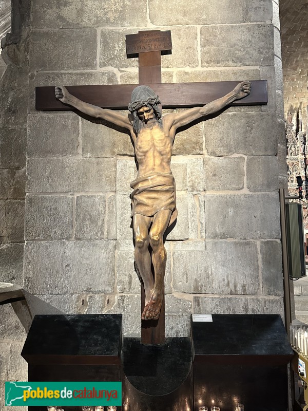 Lleida - Església de Sant Llorenç. Sant Crist (Josep Llimona, 1920)