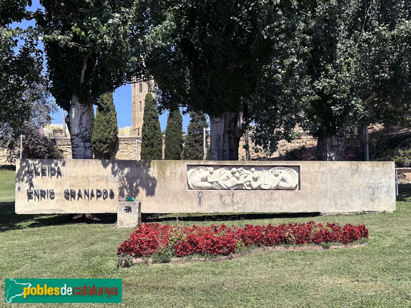 Lleida - Monument a Enric Granados