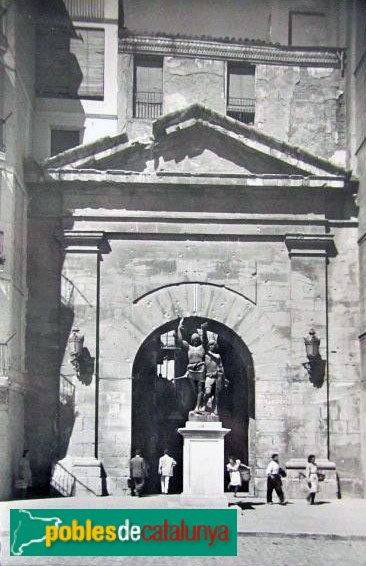 Lleida - Portal de Pont. Postal antiga