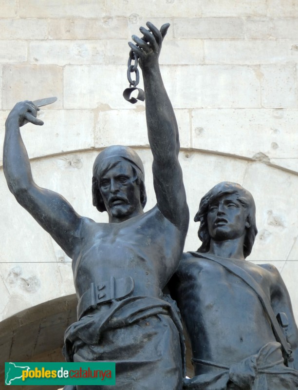 Lleida - Monument a Indíbil i Mandoni