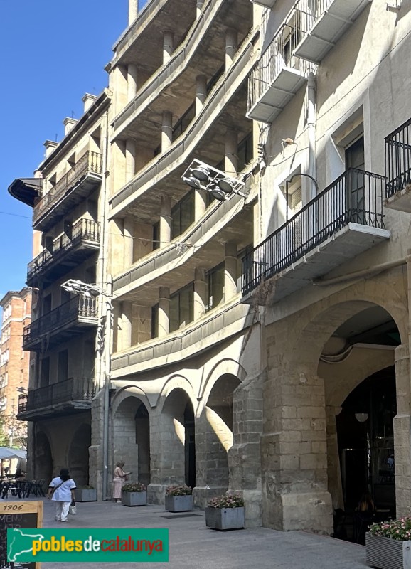 Lleida - Hotel Palace. Façana Paeria