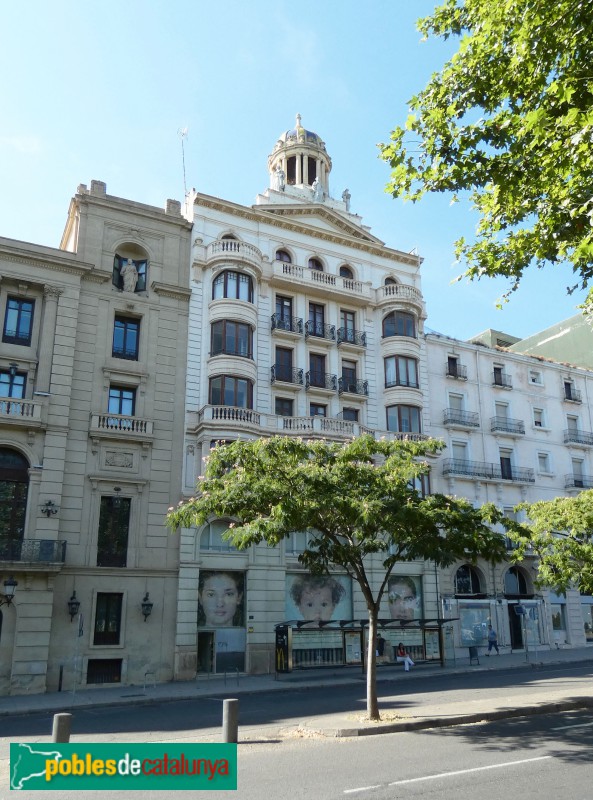 Lleida - Antiga Banca Llorens. Façana Av. Blondel