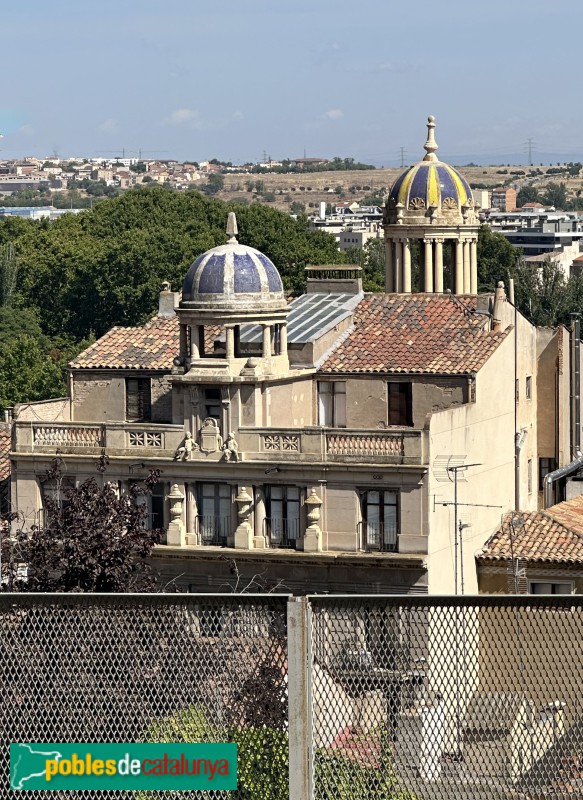 Lleida - Antiga Banca Llorens. Cúpules
