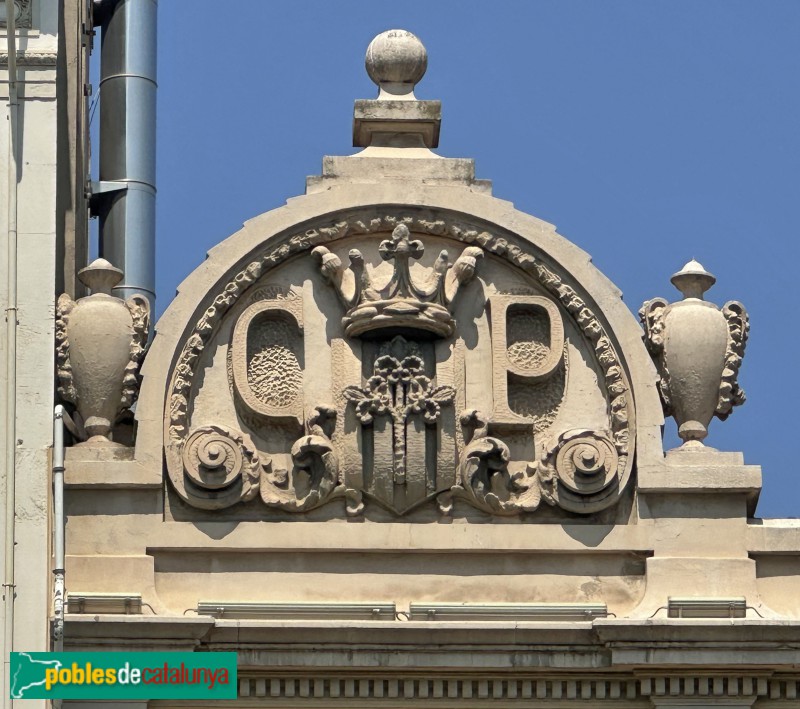 Lleida - Casino Principal. Façana Av. Blondel