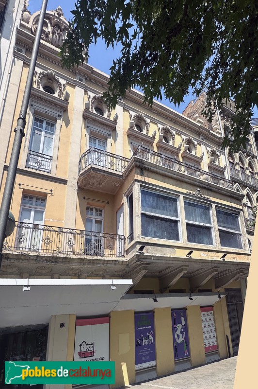 Lleida - Casino Principal. Façana Av. Blondel