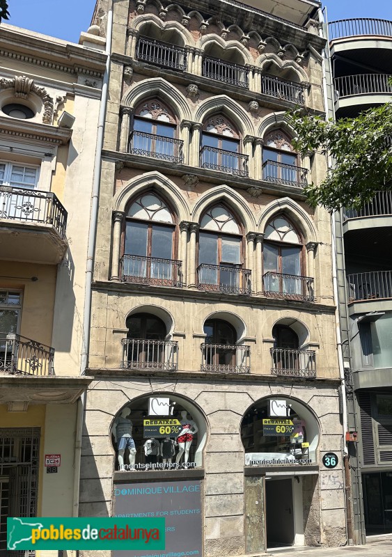 Lleida - Casa Segura. Façana Av. Blondel