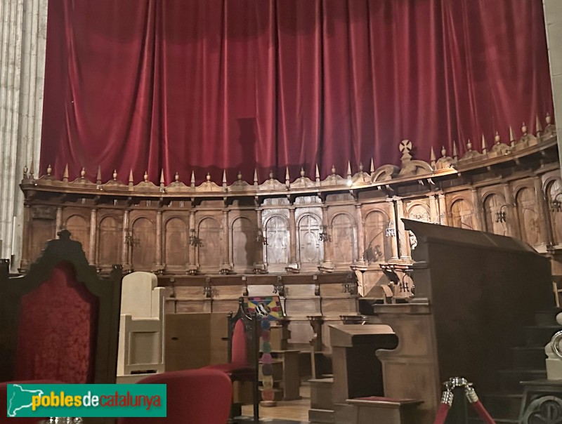 Lleida - Seu Nova. Cadirat del cor