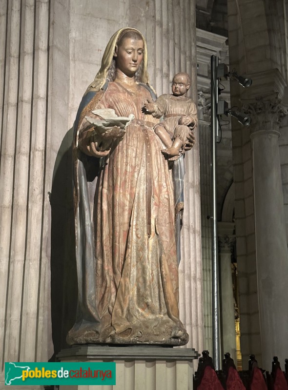 Lleida - Seu Nova. Mare de Déu del Blau