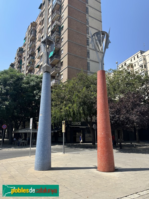 Lleida - Monument als Gegants