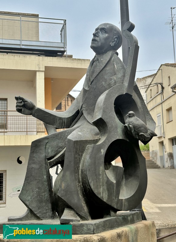 Linyola - Monument a Pau Casals