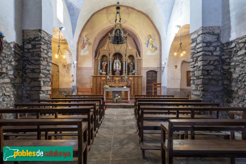 Montellà - Església de Sant Sadurní (Foto: Consell Comarcal de la Cerdanya, 2023) Montellà - Església de Sant Sadurní