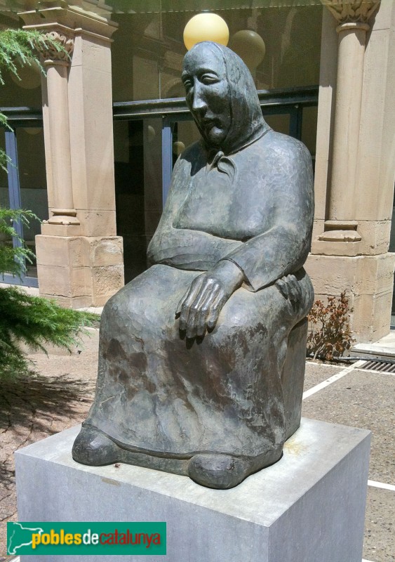 Lleida - Escultura <i>Pensativa</i>