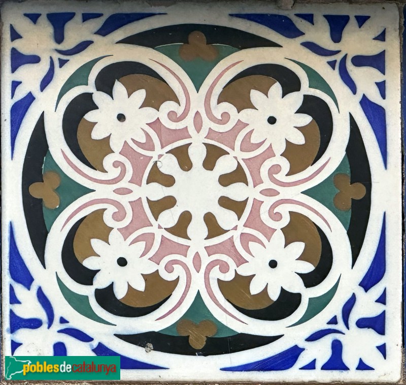 Lleida - Antic Escorxador. Detall mosaic