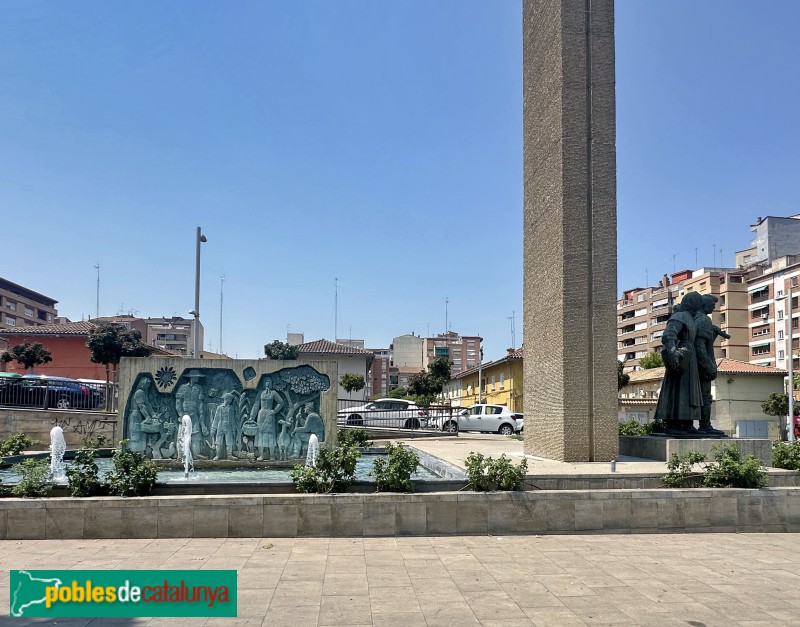 Lleida - Monument als Pagesos