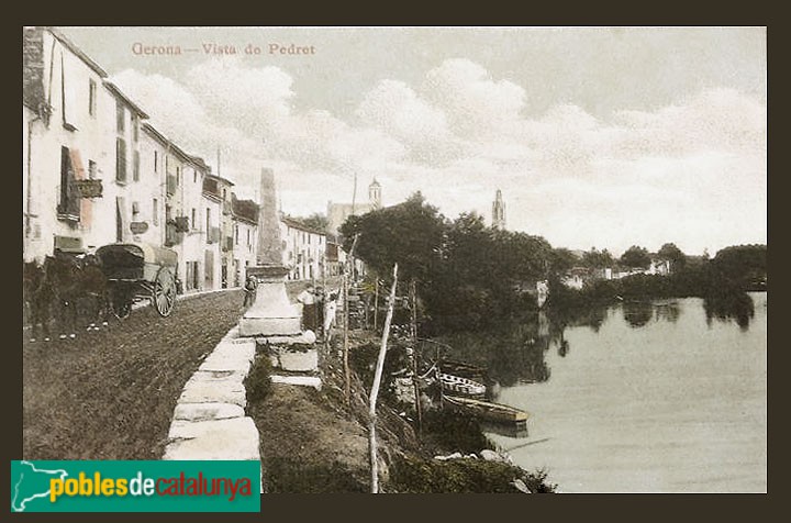 Girona - Carrer de Pedret. Postal antiga Girona - Carrer de Pedret. Postal antiga