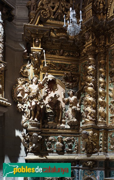 Guissona - Església de Santa Maria. Retaule de Nostra Senyora del Claustre