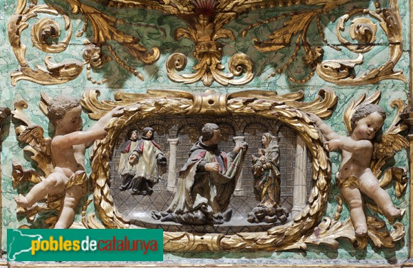 Guissona - Església de Santa Maria. Retaule de Nostra Senyora del Claustre