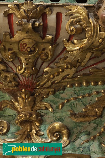 Guissona - Església de Santa Maria. Retaule de Nostra Senyora del Claustre