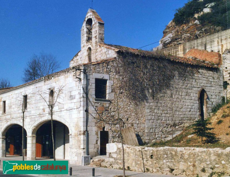 Girona - Hospital de Sant Llàtzer. Capella de Sant Jaume (Foto: Jordi Contijoch -calaix.gencat.cat-, 1995) Girona - Hospital de Sant Llàtzer. Capella de Sant Jaume