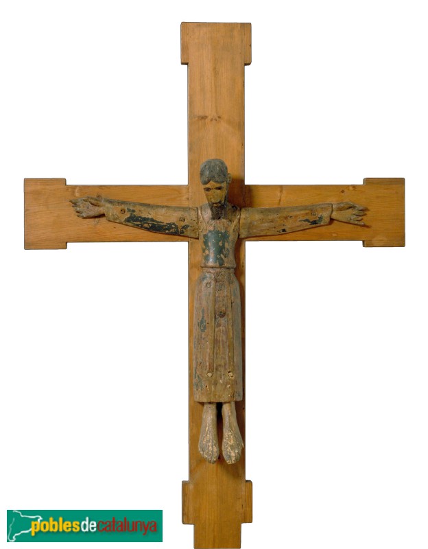 Sant Crist d'Éller, segle XII (MNAC) (Foto: MNAC) Sant Crist d'Éller, segle XII (MNAC)