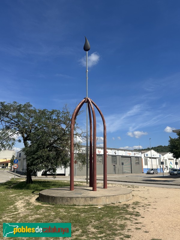 Sarrià de Ter - Monument als Donants de Sang
